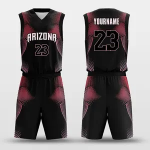 Custom Design Sports Basketball Jersey Digital Print Gym Vest New Model Basketball Uniform From China