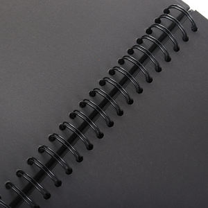 Album fotografico nero all'ingrosso libro con rilegatura a spirale Album con copertina rigida Scrapbook per foto - Product Image 6