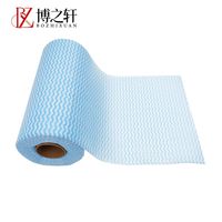 Serviettes jetables en tissu non tissé BZX, haute absorption, chiffons de nettoyage, torchons de cuisine en rouleau