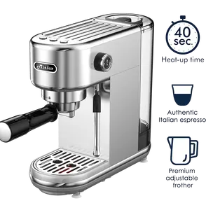 Mielux Barista Cafe 20 Bar Small Dedica Sperso Coofee Machine Express Expresso Maker Coffee Espresso Machine