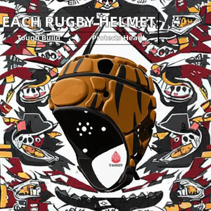 Anh Phong Cách Bóng Bầu Dục Mũ Bảo Hiểm Mỗi Mô-đun Mềm Bóng Đá Đầu Bảo Vệ Thủ Môn Mũ EVA Chất Liệu Tai Nạn Pitcher Đào Tạo Thiết - Product Image 2