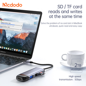 3,0 2,0 Sd/ Tf Hd Mi 4K Vga Tipo C Adaptador Pd Usb Hub Powered Usb C Hub 10 en <span class=keywords><strong>1</strong></span> Usb Hub para computadora portátil para <span class=keywords><strong>Mac</strong></span> <span class=keywords><strong>Os</strong></span> - Product Image 5