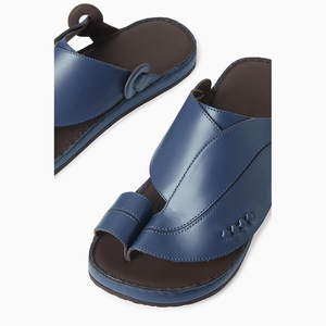 SHIKOL Calzado Tradicional Árabe Saudí, Zapatillas Árabes de Cuero Hechas a Mano, Estilo <span class=keywords><strong>Dedo</strong></span>, Zapatos Personalizados para <span class=keywords><strong>Hombre</strong></span>, <span class=keywords><strong>Sandalias</strong></span> - Product Image 3