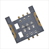 WECONN WL-SIM170-006 Prise de carte SIM SMT Push-Pull 6PIN+0 1.70mm Résistante aux hautes températures Certifiée ISO 9001/IATF 16949