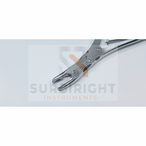 Coupe-os chirurgical Rongeur d'os manuel en acier certifié CE de 14cm pour la chirurgie orale et orthopédique par Surgiright Instruments - Product Image 1