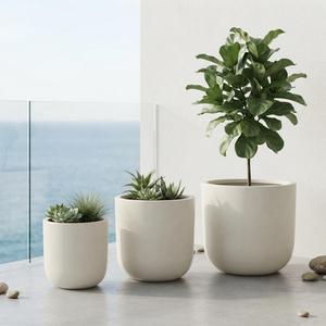Glazed <b>Ceramic</b> Flower <b>Pots</b> Large Round <b>Plant</b> <b>Pots</b> Planters for Indoor Outdoor Garden Patio Home Decor Wholesale - Product Image 1