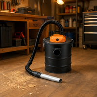 Aspirateur à cendres 20L 1200W 19KPA pour foyer et poêle à bois, aspirateur à cendres robuste avec tuyau et buse métallique
