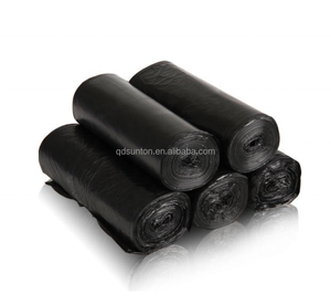 Black Plastic Household Contracto Heavy Duty 60 Gallon Trash Bags <b>Packaging</b> Bin Liner Garbage Bag Wearing with Recycle <b>Material</b> - Product Image 4