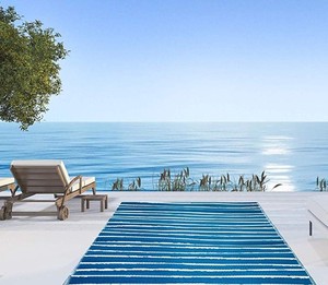Tapis d'intérieur et d'extérieur, tapis <span class=keywords><strong>de</strong></span> sol en plastique recyclé, couverture <span class=keywords><strong>de</strong></span> <span class=keywords><strong>plage</strong></span> imperméable au sable - Product Image 4