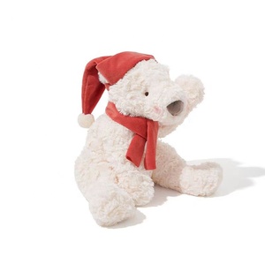 Custom Christmas Polar <strong>Bear</strong> Stuffed Animal Soothing Baby Doll Soft Plush Toy Holiday Gift - Product Image 4