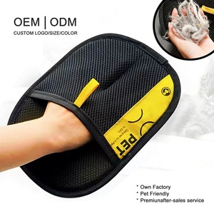Guante electrostático de doble cara para eliminar el pelo de gato, diseñado para proteger los dedos, de alta calidad para uso doméstico, venta al por mayor de fábrica. - Product Image 1