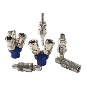 C-Typ Pneumatikanschlüsse, Schnellkupplung für Luftkompressor, Luft- und Gasverteiler für Pumpenwerkzeuge, Mehrfachverteiler - Product Image 5