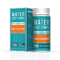 Bandelettes de test de chlore libre 0-5 ppm faciles à utiliser pour l'eau potable et les piscines