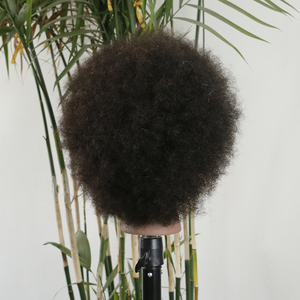 Vente en gros de 100 têtes de mannequin en cheveux humains pour la cosmétologie, tête de mannequin d'entraînement, texture de cheveux afro-américaine - Product Image 4