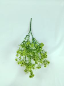 زهور زفير صناعية فاخرة مصنوعة يدويًا من الحرير بطول 36 سم، بيضاء اللون، مقاومة للماء، تدوم طويلاً، بملمس طبيعي للمنزل والحديقة - Product Image 3