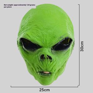 BAIGE инопланетный хоррор для Призрачного лица маска для вечеринки на Хэллоуин страшные пародии латексные перчатки и капюшон со страшным реквизитом - Product Image 6