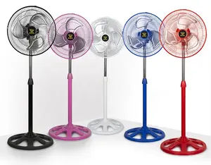 12 Inch Stand Fan High Speed Motor Ventiladores 10 Inch Ventilateur 110V 220V AC Electric Pedestal Fan