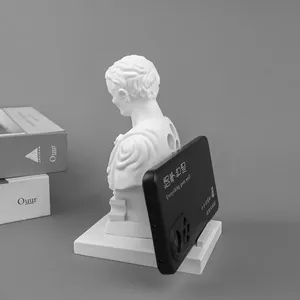 Figurines grecques personnalisées, statue de Jules César, porte-stylo, porte-crayon à sourcils, décoration de coiffeuse ou ornement de bureau - Product Image 2
