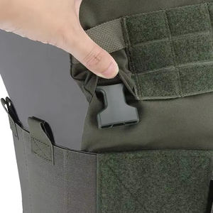 Chaleco Táctico VE-73 Cordura para Deportes al Aire Libre con Cremallera Trasera para Instalar Varios Paneles, Accesorios de Caza - Product Image 4