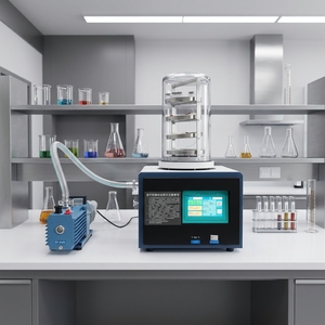 Máquina de Liofilización al Vacío Compacta Nathi, la Más Vendida, con WiFi, Área de Liofilización de 0.1 y Velocidad de Bombeo de 2L/S - Product Image 1