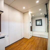 Maison préfabriquée Apple Cabin de 20 pieds et 40 pieds, maison mobile modulaire, maison capsule spatiale, maison pour vivre et travailler, fret maritime DDP