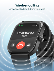 LDNIO SW04 Montre Intelligente AMOLED Bracelet en Silicone Gel à la Mode IP68 Étanche Compatible Android Rappel d'Appel Horloge Calendrier - Product Image 6