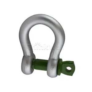33T Lifting European Type D Forged Forelock Square Lowering Screw Pin Anchor Shackle