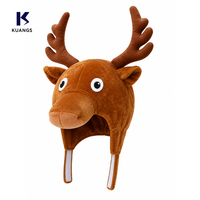 Super mignon, très populaire, personnalisable, vente en gros, jouet en peluche en forme de tête d'animal pour enfants