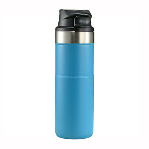 Thermos portable à <span class=keywords><strong>double</strong></span> <span class=keywords><strong>paroi</strong></span> en acier inoxydable classique 2024, avec <span class=keywords><strong>action</strong></span> à gâchette, pour le café, avec couvercle - Product Image 3