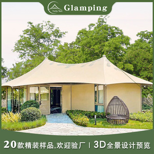 Carpa de Hotel Personalizada, Cabina de Vidrio de Doble Techo, Carpa de Resort, Carpa de Campamento - Product Image 5
