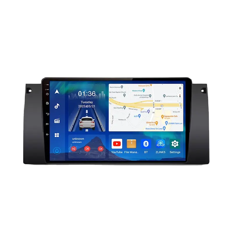 BHNEW For BMW x5 E39 1996-2003 car player 8+256 1280*800 Multimedia Stereo 4G WIFI Carplay GPS Head Unit Android Car Radio