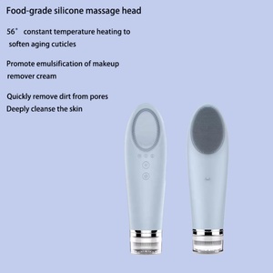 Cepillo de Limpieza Facial Portátil, Limpiador y Masajeador de Silicona, Cepillo Exfoliante Facial con Vibración Sónica - Product Image 4