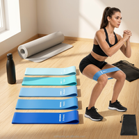 Banda Elástica de Goma para Ejercicio con Logotipo Personalizado, Equipo de Entrenamiento, Expansor para Gimnasio, Yoga y Fitness