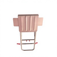 Chariot pliable en acier robuste avec poignée télescopique, 2 roues, capacité de charge de 100 kg