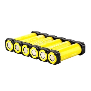 Support de batterie cylindrique en plastique pour cellules 18650, vente en gros, 1S6P, accessoire pour batterie 18650 - Product Image 3