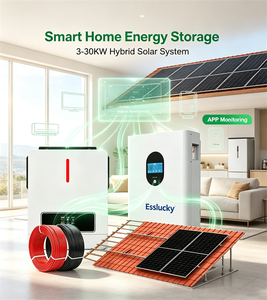 Système solaire hybride résidentiel complet avec batterie lithium-ion MPPT 5kW 8kW 10kW 15kW 20kW - Product Image 4