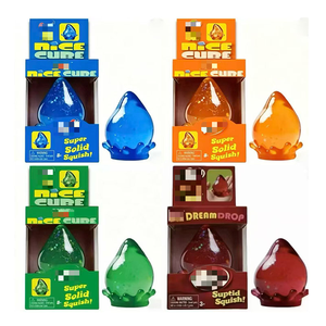 Jouet anti-stress très populaire : Goutte d'eau rouge, orange, verte, bleue à presser – Jouet souple Needoh Dr Pepper Dream Drop - Product Image 1