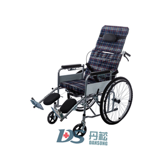 हैंड ब्रेक एल्यूमीनियम पैडल के साथ गर्म बिक्री QT-1 रिक्लाइनिंग व्हीलचेयर - Product Image 1