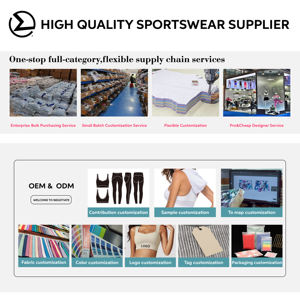 Ensemble de Survêtement pour <span class=keywords><strong>Femme</strong></span> 3 Pièces avec Sweat-shirt à Manches Longues, Débardeur de Gym, Pantalon de Jogging et Brassière de Sport pour Yoga Fitness - Product Image 3