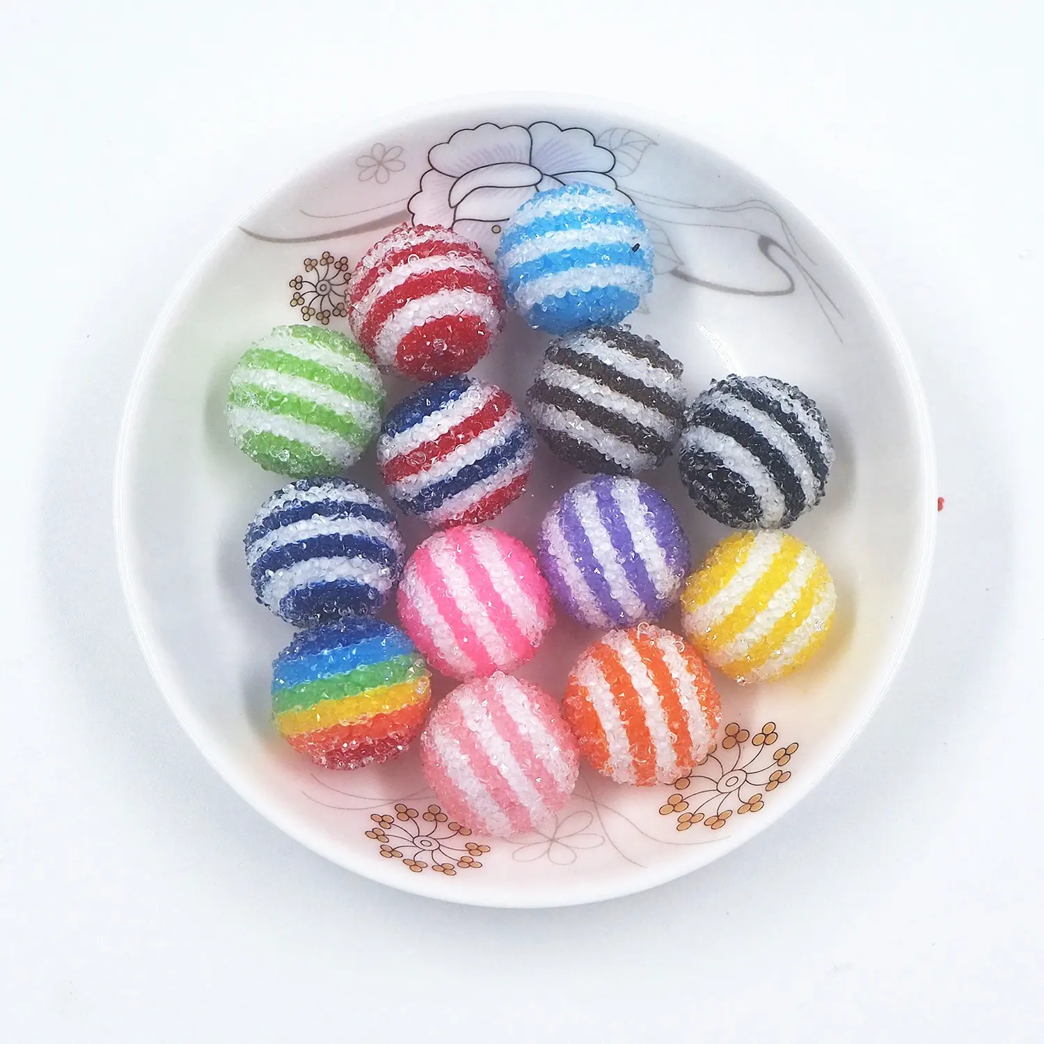 Brand New Colorful DIY Bracelet Necklace Charm Bead Fashion Loose Spacer 20mm Acrylic Beads