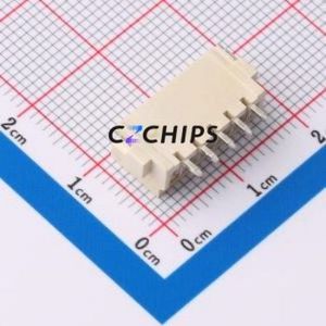 ZX-XH2.54-5PWT Wire-to-<b>Board</b> <b>Pin</b> Header SMD,P=2.5mm,Horizontal Mount Connector 1x5P 2.5mm Horizontal Mount XH - Product Image 2