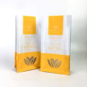 Bolsa de embalaje de alimentos secos personalizada respetuosa con el medio ambiente, bolsa superior con cremallera de pie para impresión de alimentos compuestos - Product Image 1