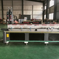 Fresadora CNC para orificios de cerraduras de puertas, copiadora de perfiles de aluminio y PVC, equipo para taladrar orificios de drenaje de ventanas CNC