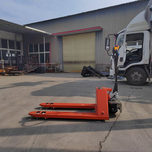 Transpaleta eléctrica con batería de gran capacidad, autocarga y descarga, pequeña carretilla elevadora eléctrica de tres ruedas - Product Image 2