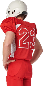 Shorts de football américain en maille de qualité professionnelle, prix d'usine, design personnalisé, ensemble uniforme, logo d'équipe imprimé, numéro personnalisé, 3D - Product Image 3