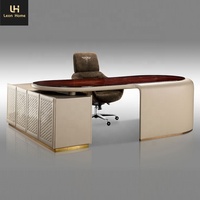 Table de bureau en bois en forme de L, meuble de luxe, personnalisé de haute qualité, bureau, à domicile