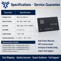 Autres circuits intégrés Samsung K4A4G165WG-BCWE DDR4 SDRAM DRAM Chip 4Gb 1.2V 3200MT/s FBGA-96 Composant de mémoire IC – Approvisionnement