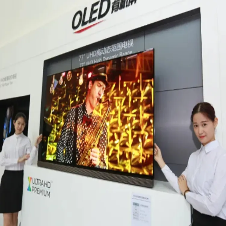 Schermo OLED trasparente Display OLED a doppio lato che pubblicizza il pannello dello schermo pieghevole in vetro dello schermo olografico All-in-one