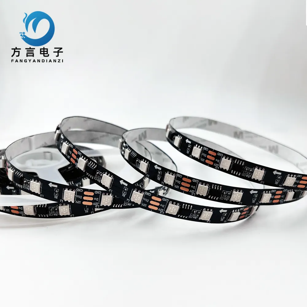 DC12V-5050-60P-10mm RGB strip LED berbagai warna