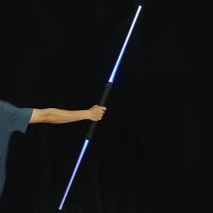 Espada Láser Creativa HAPU Factory que Brilla en la Oscuridad, 2 en 1, Juguete con Luz LED Intermitente, Unisex, para Mayores de 5 Años, de Plástico - Product Image 3